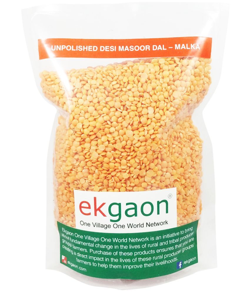     			Ekgaon Unpolished Desi Masoor Dal – Malka 450 gm