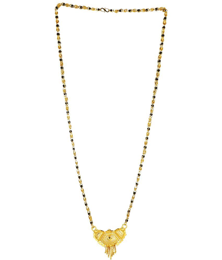     			JIPPA - Golden Mangalsutra ( Pack of 1 )