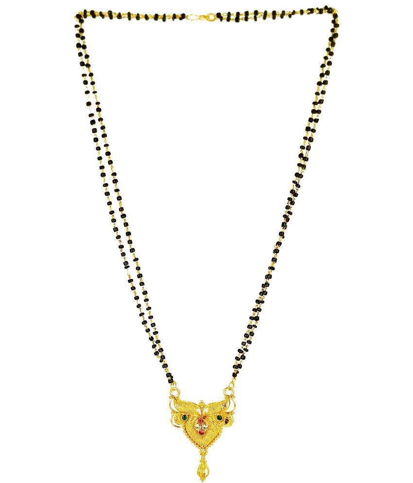     			JIPPA - Golden Mangalsutra ( Pack of 1 )