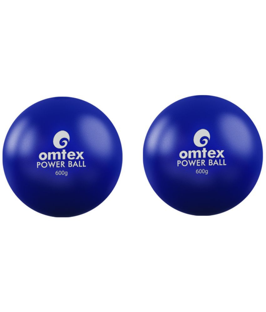     			Omtex - Blue Rubber Cricket Ball ( Pack of 2 )