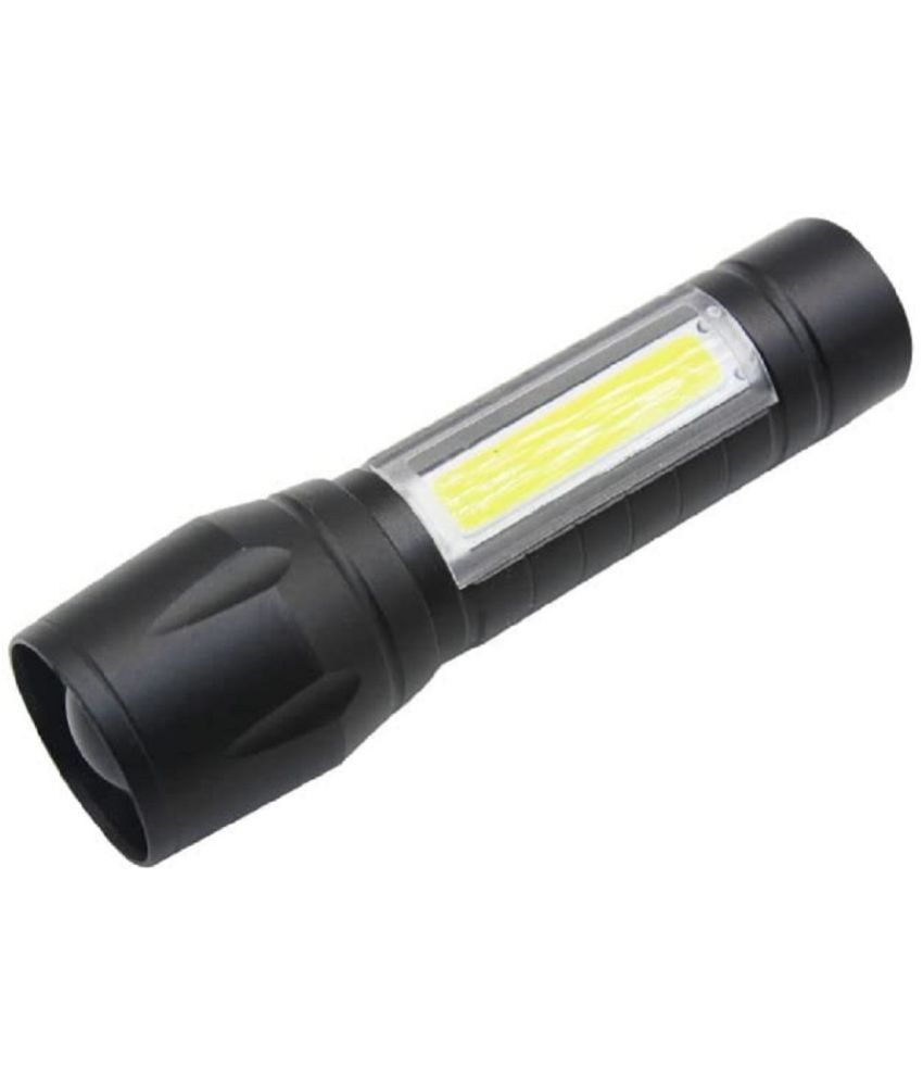     			RAMDEV ENTERPRISE - 3W Rechargeable Flashlight Torch ( Pack of 1 )
