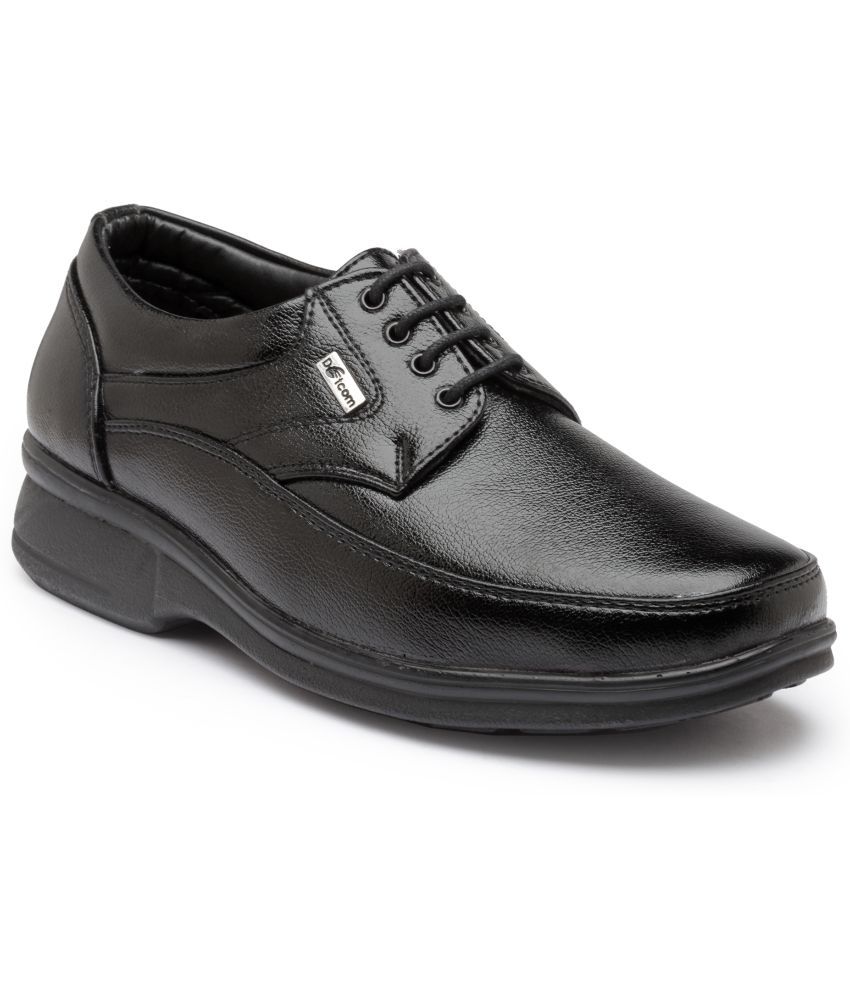     			Action - Black Men's Derby Formal Shoes