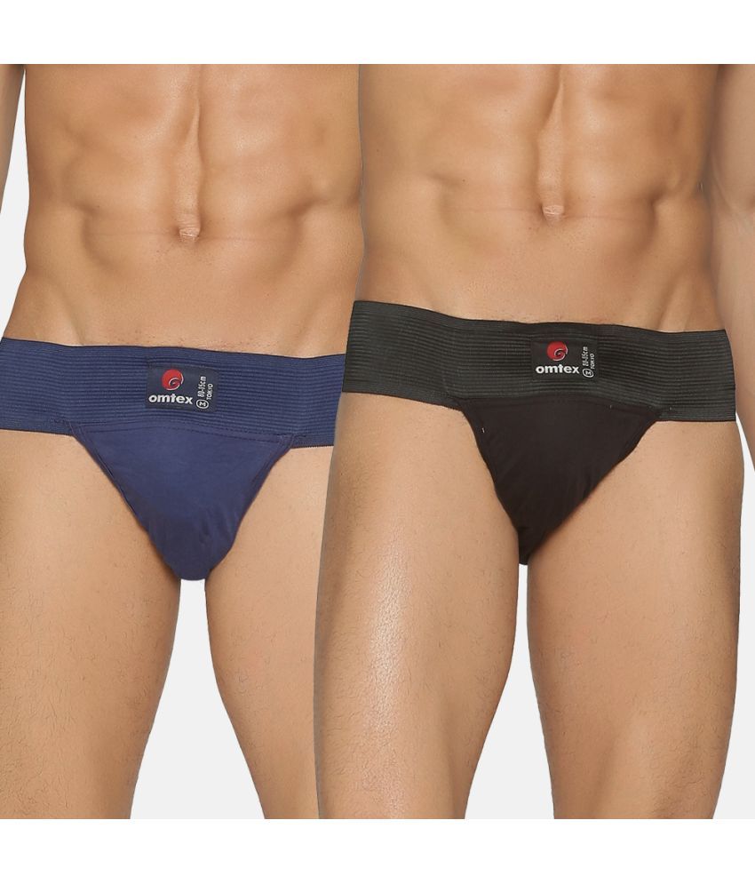     			Omtex Pack of 2 Cotton Blend Men's Briefs ( Multicolor )