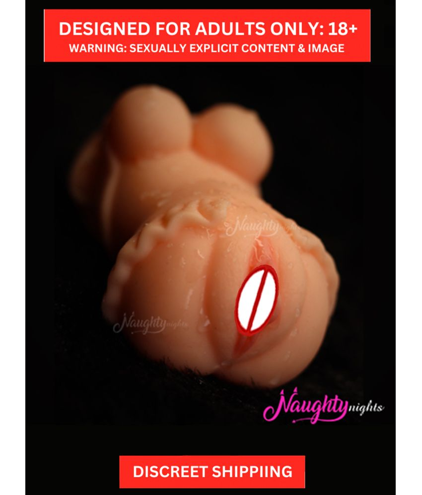     			Velvet Ease Compact Mini Doll Masturbator - Skin-Safe Silicone, Realistic Feel, Real Vagina Look, 6 Inch Length and Easy to Washable