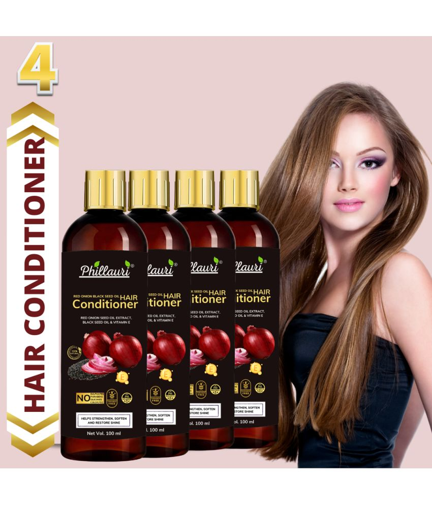     			Phillauri Dry & Damage Repair Onion Smooth Hair Deep Conditioner 400 mL Pack of 4