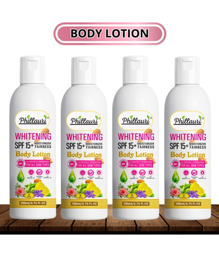     			Phillauri - Moisturizing Lotion For All Skin Type 400 ml ( Pack of 4 )