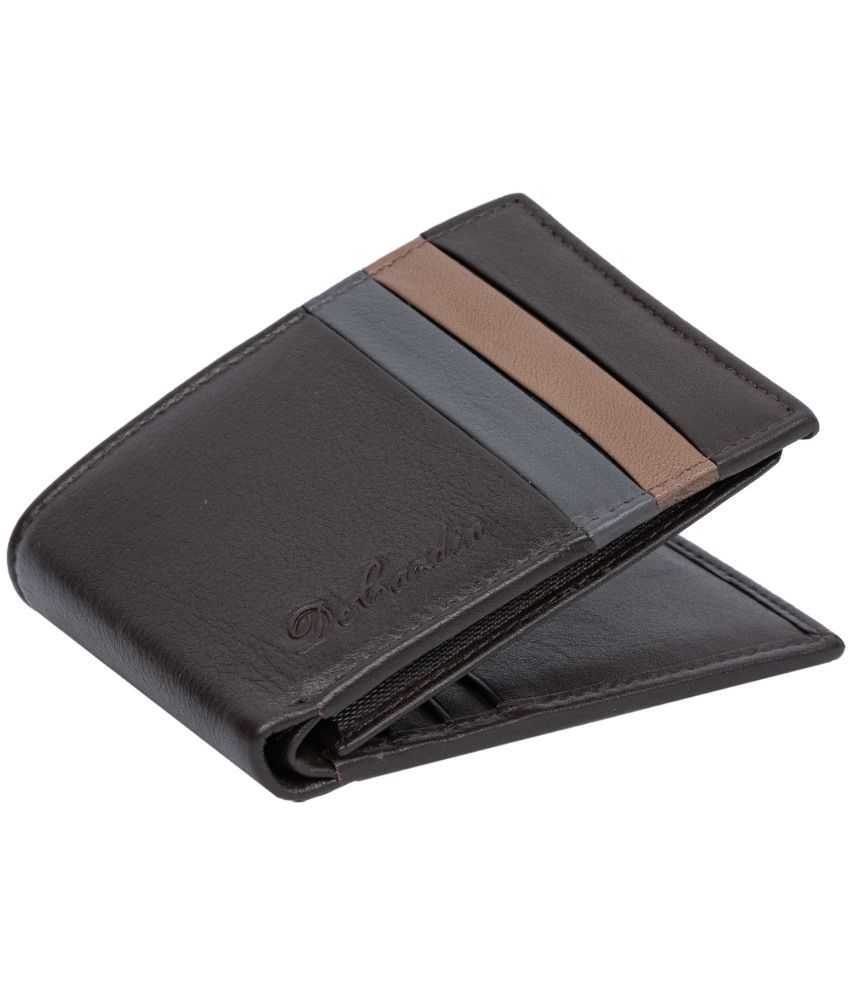     			DECARDIN - Brown Leather Men's Regular Wallet ( Pack of 1 )