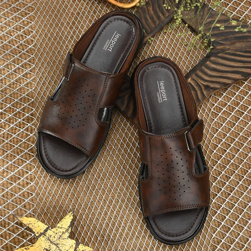 Dropship PU Leather Men Sandals Beach Shoes For Men Summer Brand Men Casual Shoes  Flip Flops Men Cool Slippers Sneakers Big Size 38-47 to Sell Online at a  Lower Price | Doba