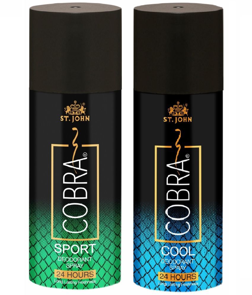     			Vi-John - Cool & Sports 150ml Each Long Lasting Deodorant Spray for Men,Women 300 ml ( Pack of 2 )