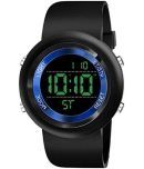 Renaissance Traders - Black PU Digital Men's Watch