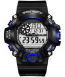 Renaissance Traders - Black PU Digital Men's Watch