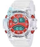 Renaissance Traders - White Silicon Digital Men's Watch