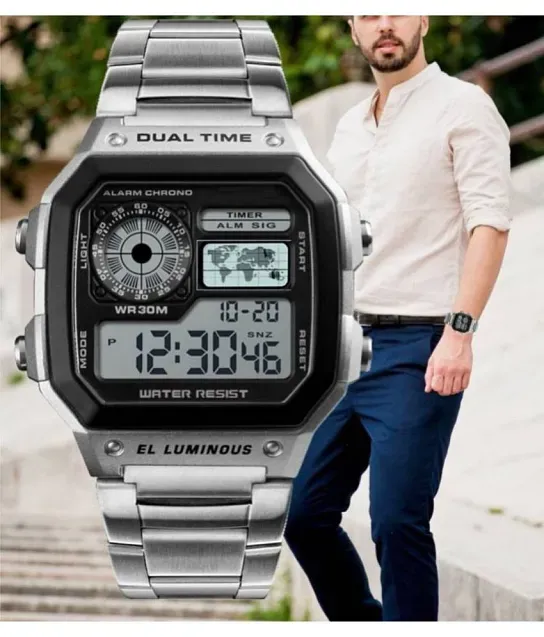 Amazon.com: Casio Collection Standard Digital Metal Series Watch, A158,  Newest Model : Clothing, Shoes & Jewelry
