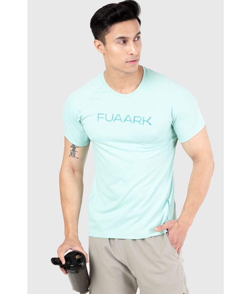     			Fuaark - Sea Green Polyester Regular Fit Men's Sports T-Shirt ( Pack of 1 )