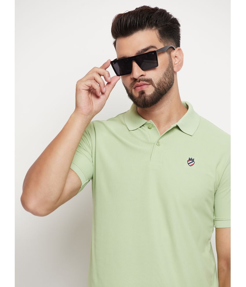     			Rare - Sea Green Cotton Blend Regular Fit Men's Polo T Shirt ( Pack of 1 )