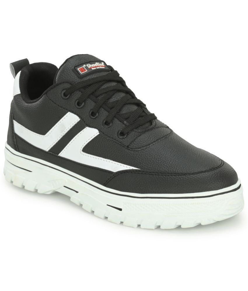     			ShoeRise Black Casual Shoes Black Men's Sneakers