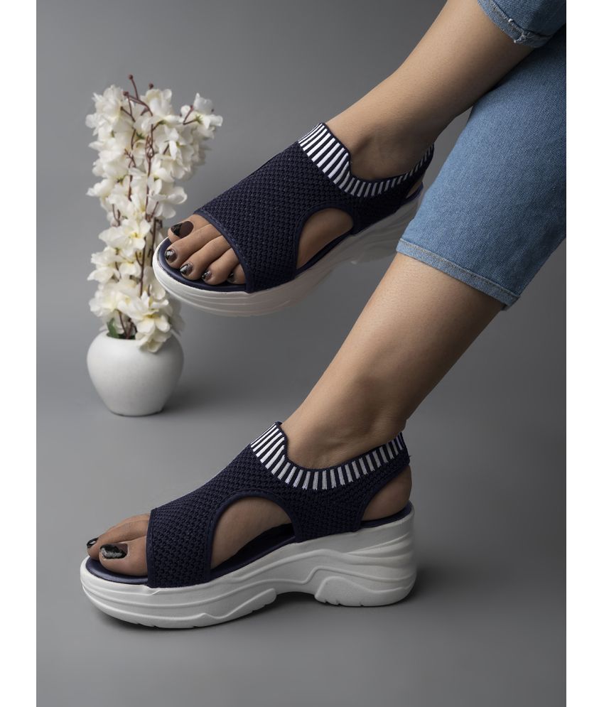     			Shoetopia - Blue Women's Sandal Heels