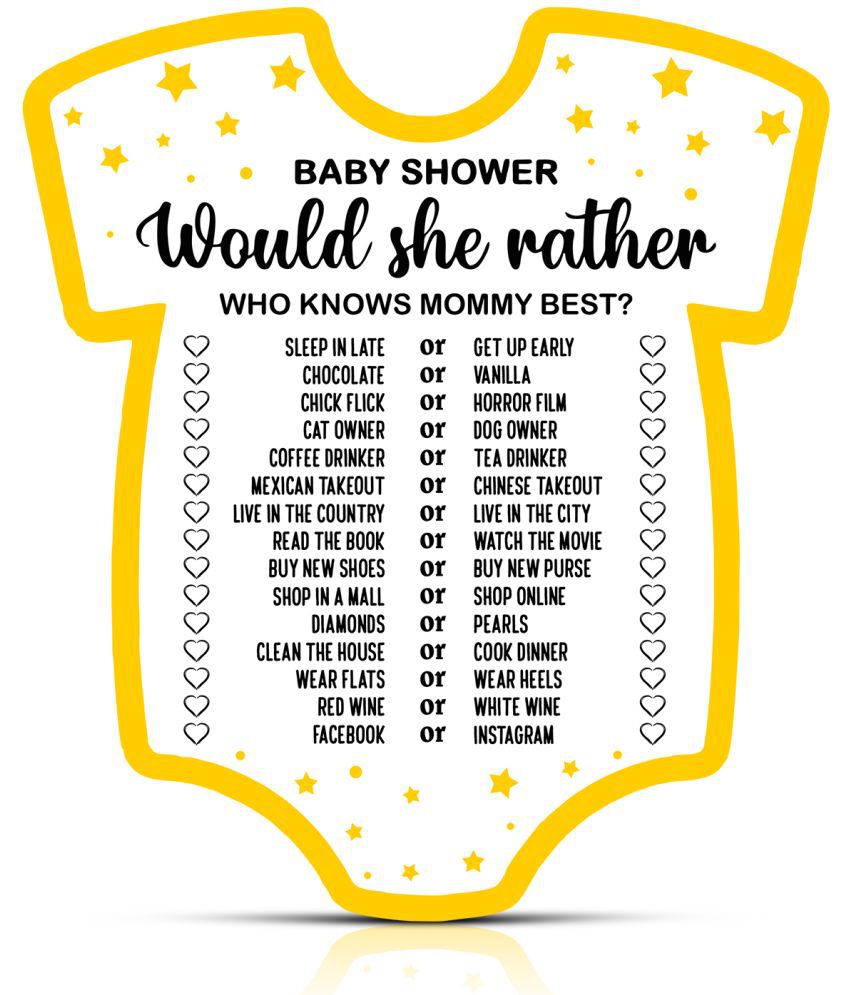     			Zyozi Baby Shower Game Card | Baby Shower Game Kit | Baby Shower Game Cards | Baby Shower Gaming Kit/Baby Shower Items (Pack Of 30)