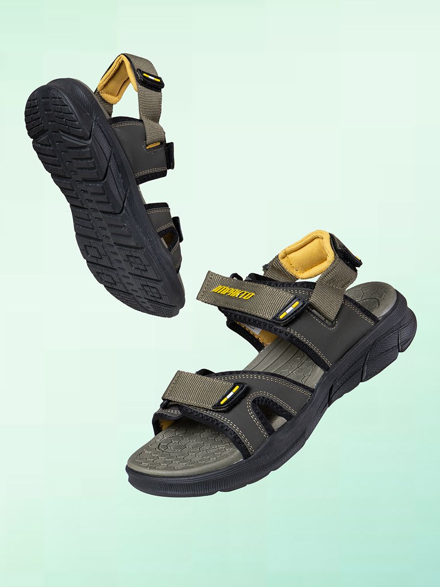     			Impakto - Olive Men's Floater Sandals