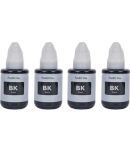 TEQUO For Gi-790 G3010 Black Pack of 4 Cartridge for 790 INK G1000 , G1010 , G1100 , G2000 , G2002 , G2010 , G2012 , G2100 , G3000 , G3010