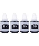 TEQUO Ink For Gi-790 G3010 Black Pack of 4 Cartridge for 790 INK G1000 , G1010 , G1100 , G2000 , G2002 , G2010 , G2012 , G2100 , G3000 , G3010