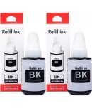 TEQUO Ink For Gi-790 G3010 Black Pack of 2 Cartridge for 790 INK G1000 , G1010 , G1100 , G2000 , G2002 , G2010 , G2012 , G2100 , G3000 , G3010