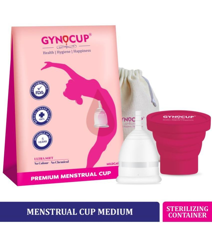     			GynoCup - Silicone Reusable Menstrual Cup Medium ( Pack of 1 )