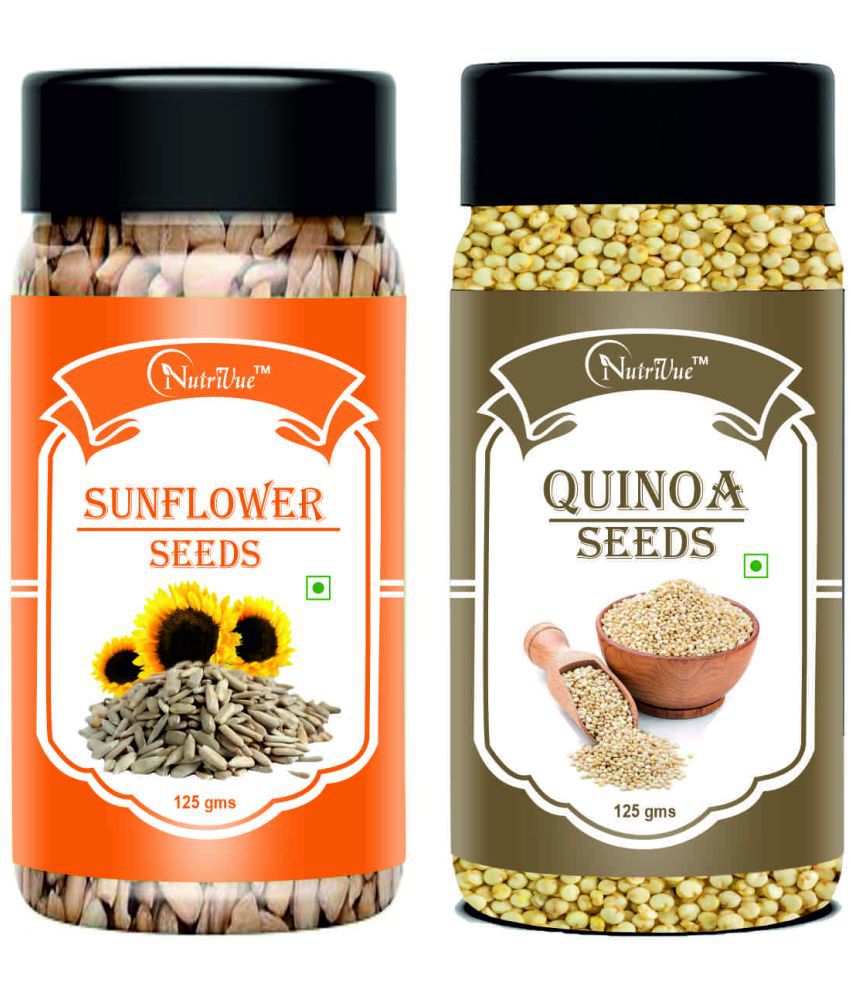     			NUTRIVUE Sunflower Seeds & Quinoa Seeds 250 gm Pack of 2