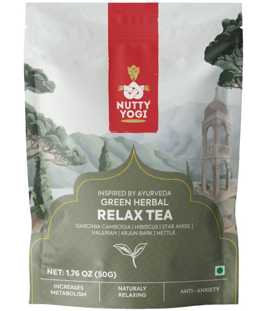    			Nutty Yogi Nilgiri Tea Loose Leaf Green Herbal Relax 50 gm