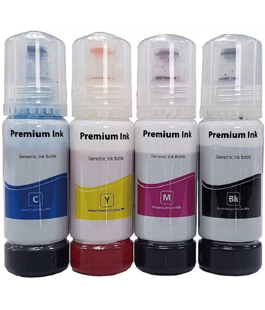     			TEQUO L3101 For 003 Ink Multicolor Pack of 4 Cartridge for EPS0N 003 Ink Bottles (65ml) for L3110 L3101 L3150 L4150 L4160 L6160 L6170 L6190 Printers
