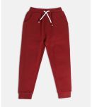 MINI KLUB Pack of 1 Boys Cotton Trackpant ( Red )