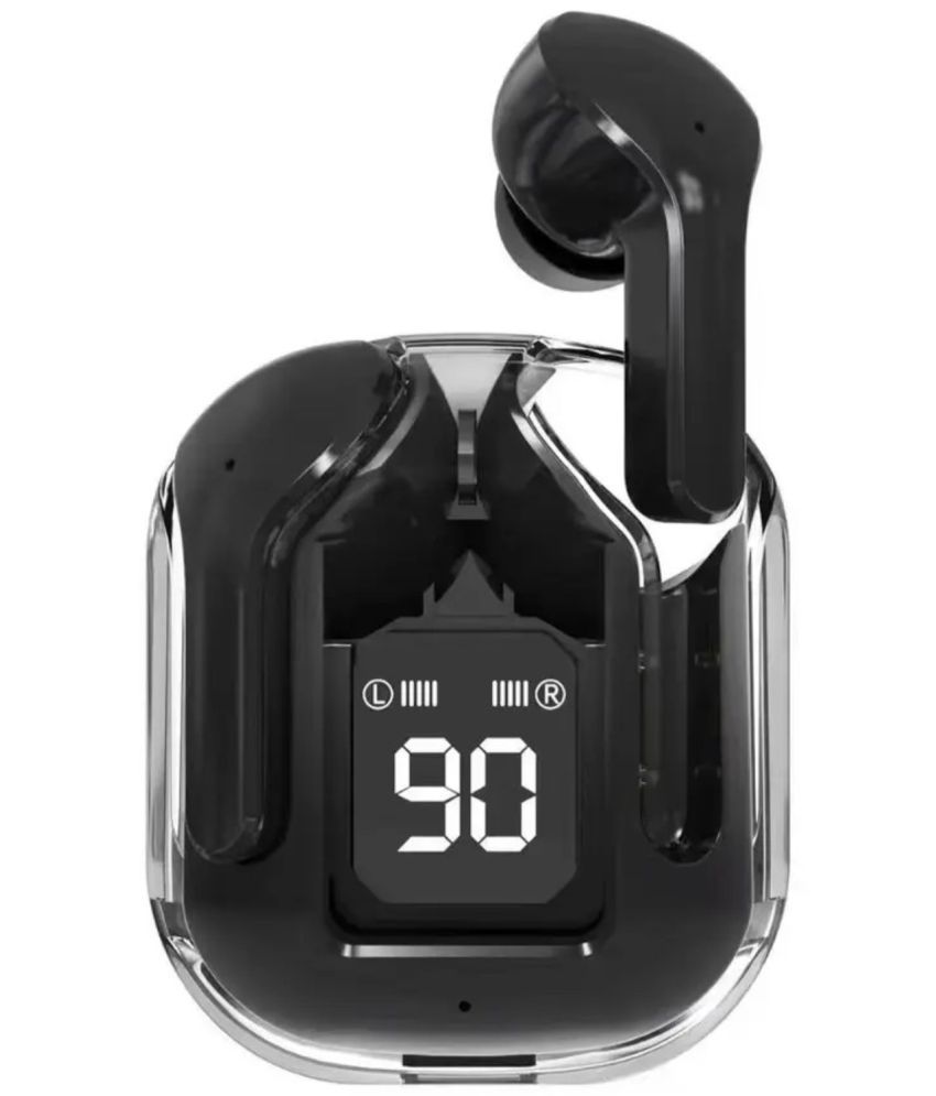     			COREGENIX Premium Ultrapods Bluetooth True Wireless (TWS) In Ear 30 Hours Playback Low Latency IPX5(Splash & Sweat Proof) Black