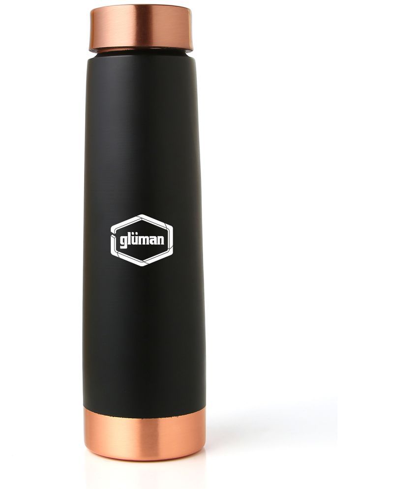     			Gluman Co- Pura Copper Black Water Bottle 900 mL ( Set of 1 )