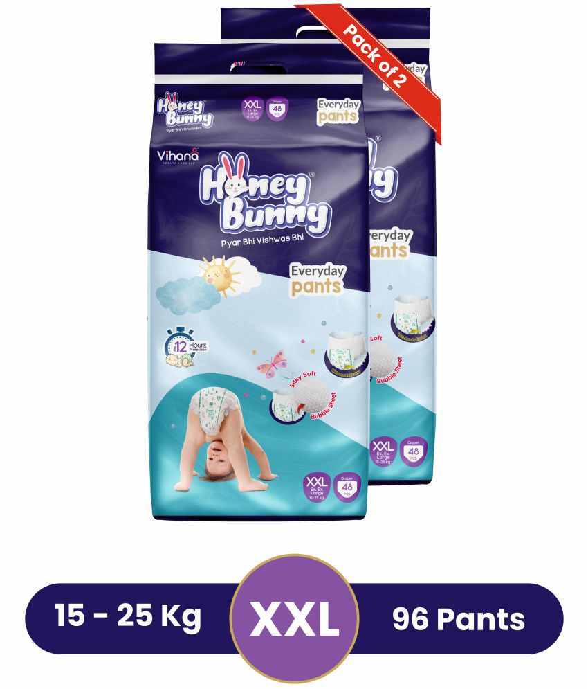    			Honey Bunny - XXL Diaper Pants ( Pack of 2 )