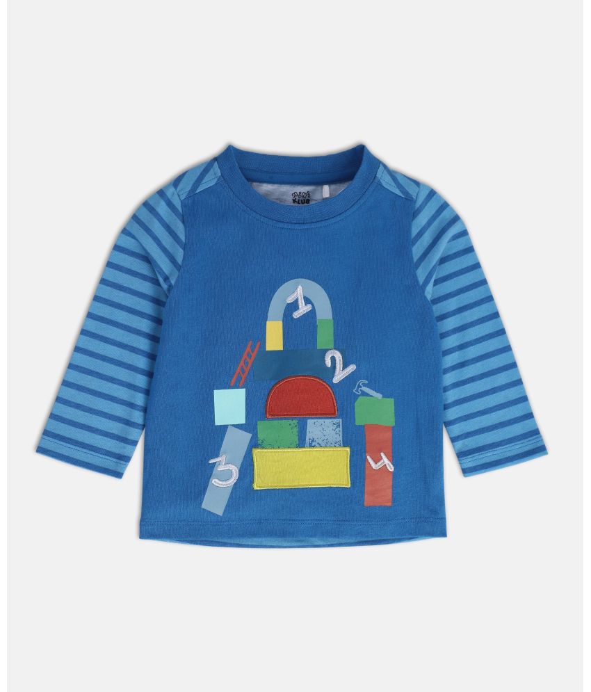     			MINI KLUB - Blue Baby Boy T-Shirt ( Pack of 1 )