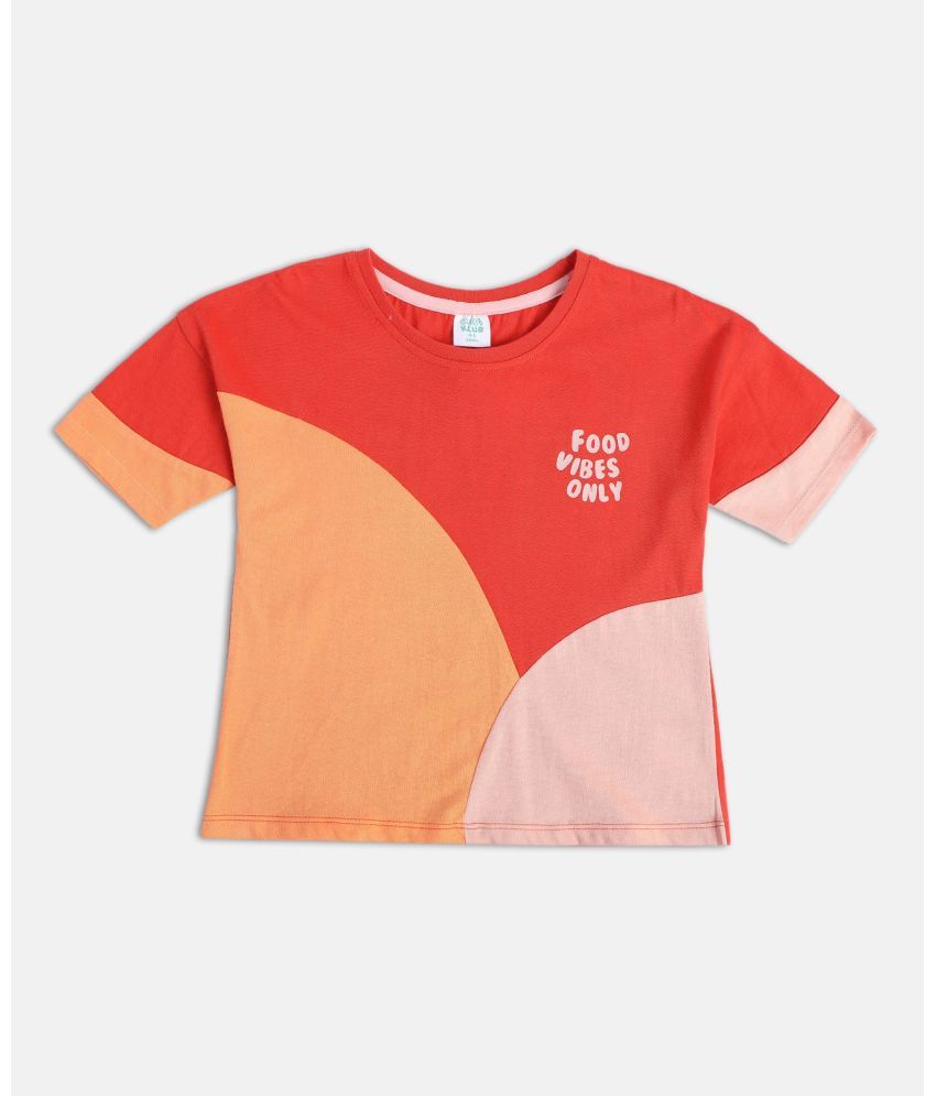     			MINI KLUB - Rust 100% Cotton Girls Top ( Pack of 1 )