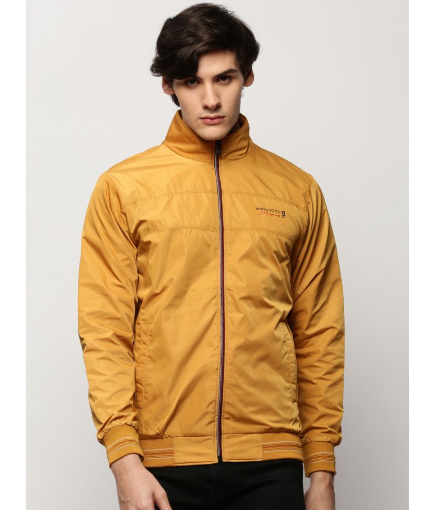     			Showoff Nylon Men's Windcheater Jacket - Mustard ( Pack of 1 )