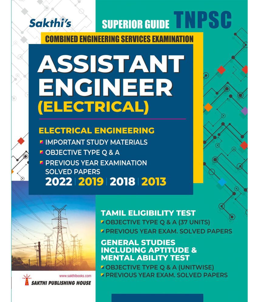     			Tnpsc Assistant Engineer (Electrical Engineering) Exam Book 2024