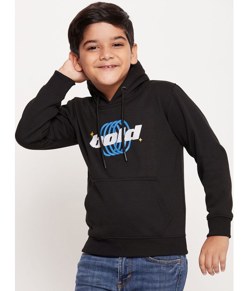     			UBX Pack of 1 Boys Fleece Sweatshirt ( Black )