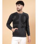 Rigo Fleece Round Neck Men's Sweatshirt - Charcoal ( Pack of 1 )