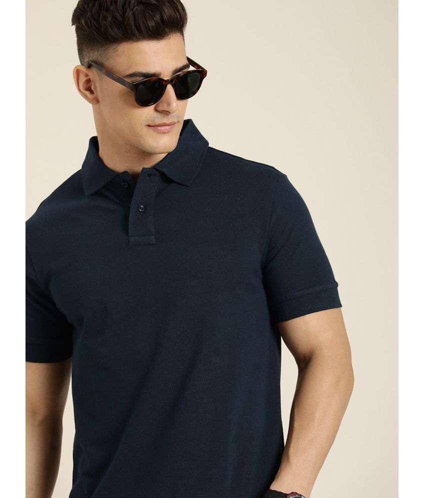     			Dillinger - Navy Cotton Regular Fit Men's Polo T Shirt ( Pack of 1 )