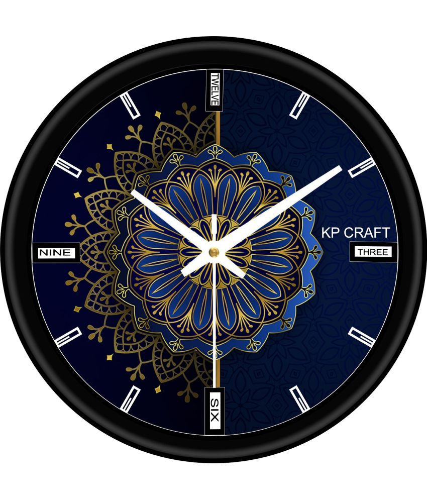     			KP CRAFT - Circular Analog Wall Clock
