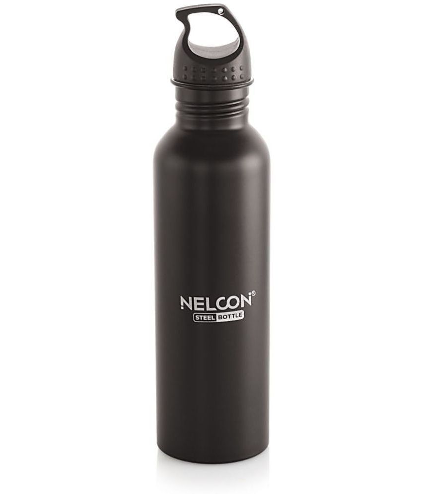     			Nelcon Sprinkle Black Water Bottle 750ml (Set of 1)