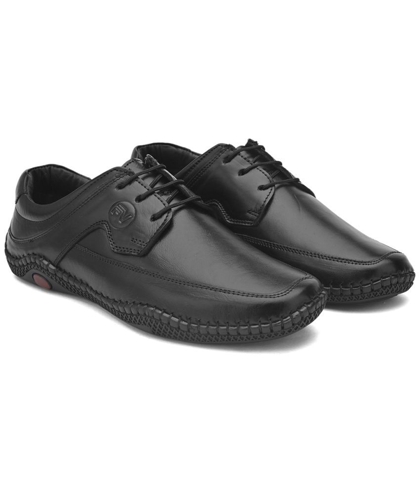     			Fashion Victim - Black Men's Derby Formal Shoes