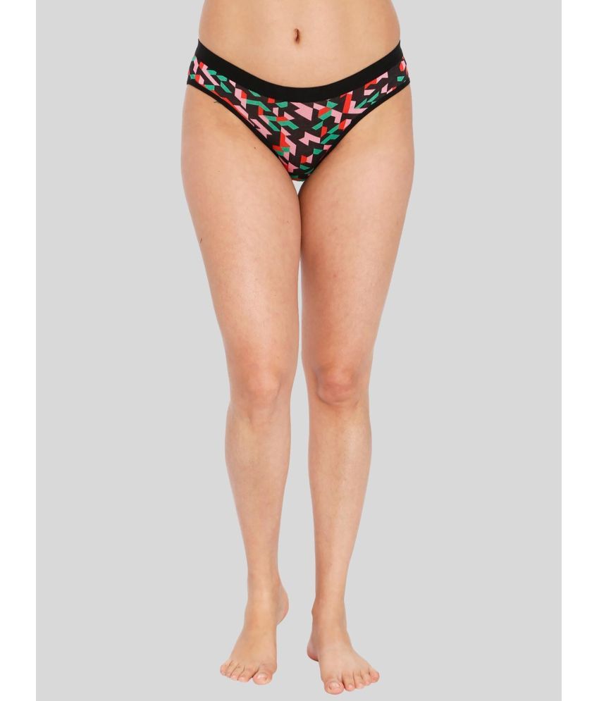     			ILRASO Pack of 1 Modal Printed Women's Bikini ( Red )