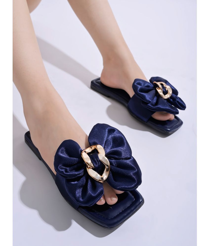     			Shoetopia - Blue Women's Flats