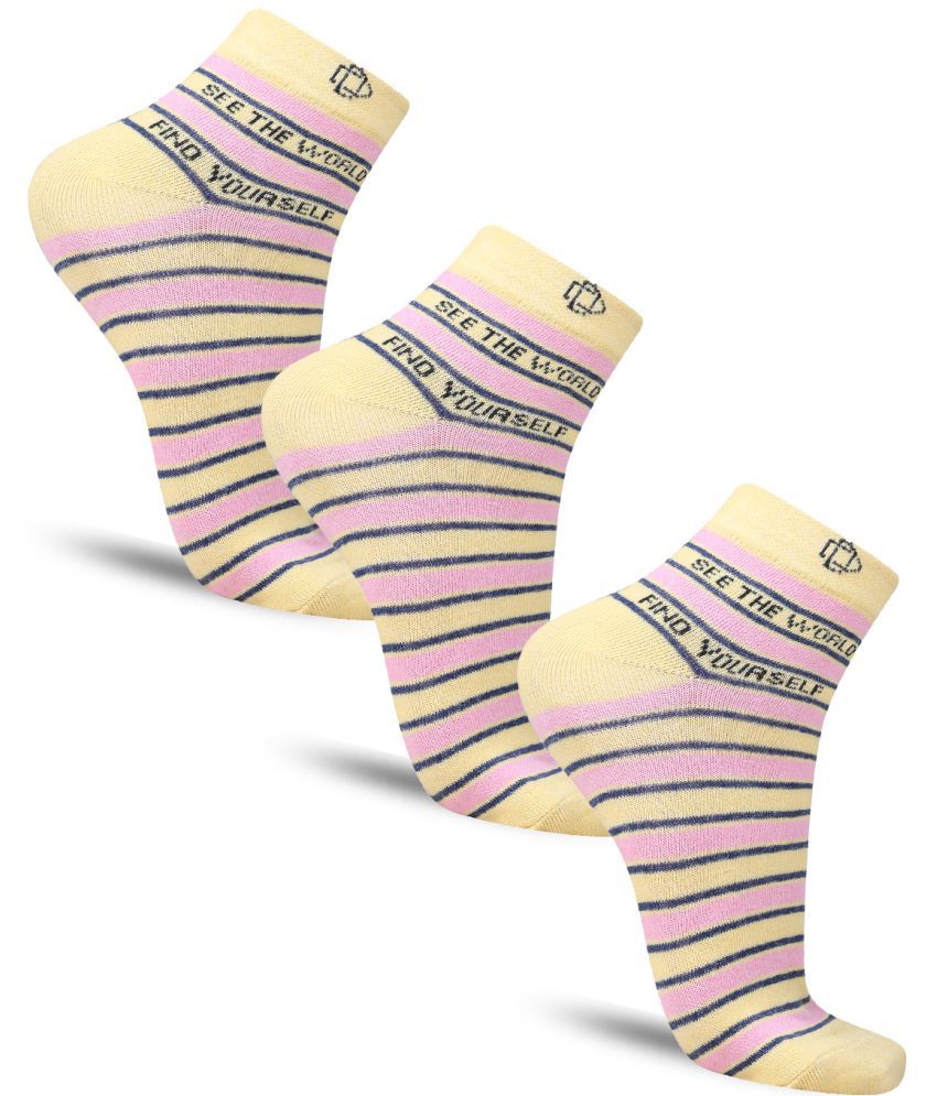     			Dollar - Yellow Cotton Blend Women's Combo ( Pack of 3 )