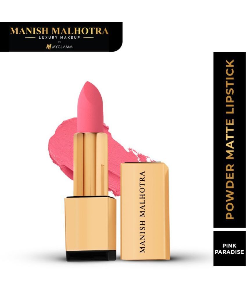     			MyGlamm Manish Malhotra Beauty Powder Matte Lipstick-Pink Paradise-4gm