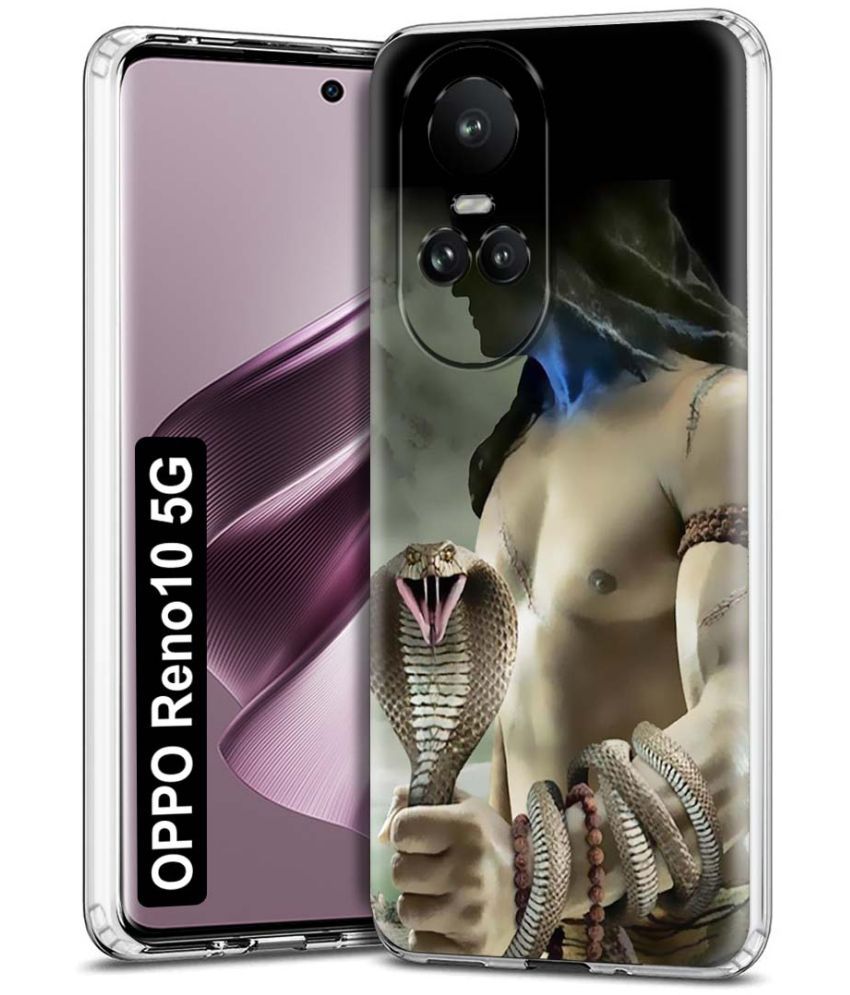     			NBOX - Multicolor Printed Back Cover Silicon Compatible For Oppo Reno 10 5G ( Pack of 1 )