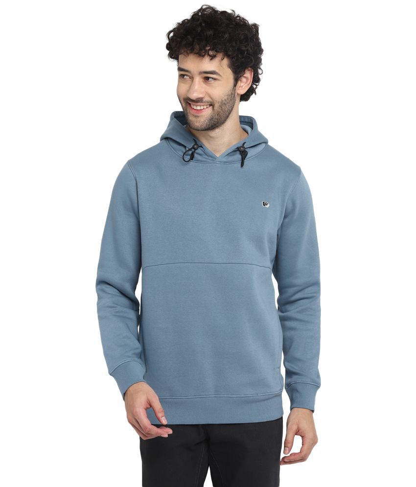     			Red Chief Cotton Blend Hooded Men's Sweatshirt - Light Blue ( Pack of 1 )